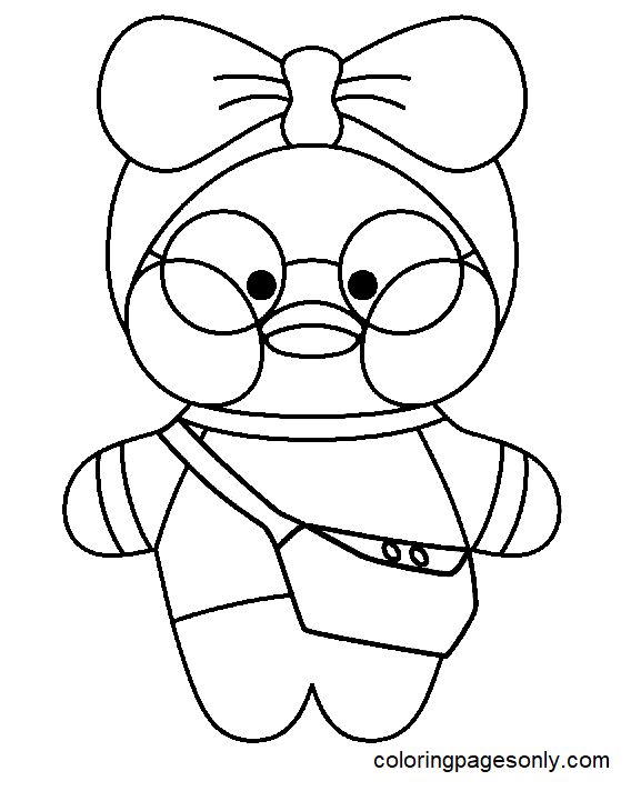 Lalafanfan duck coloring pages