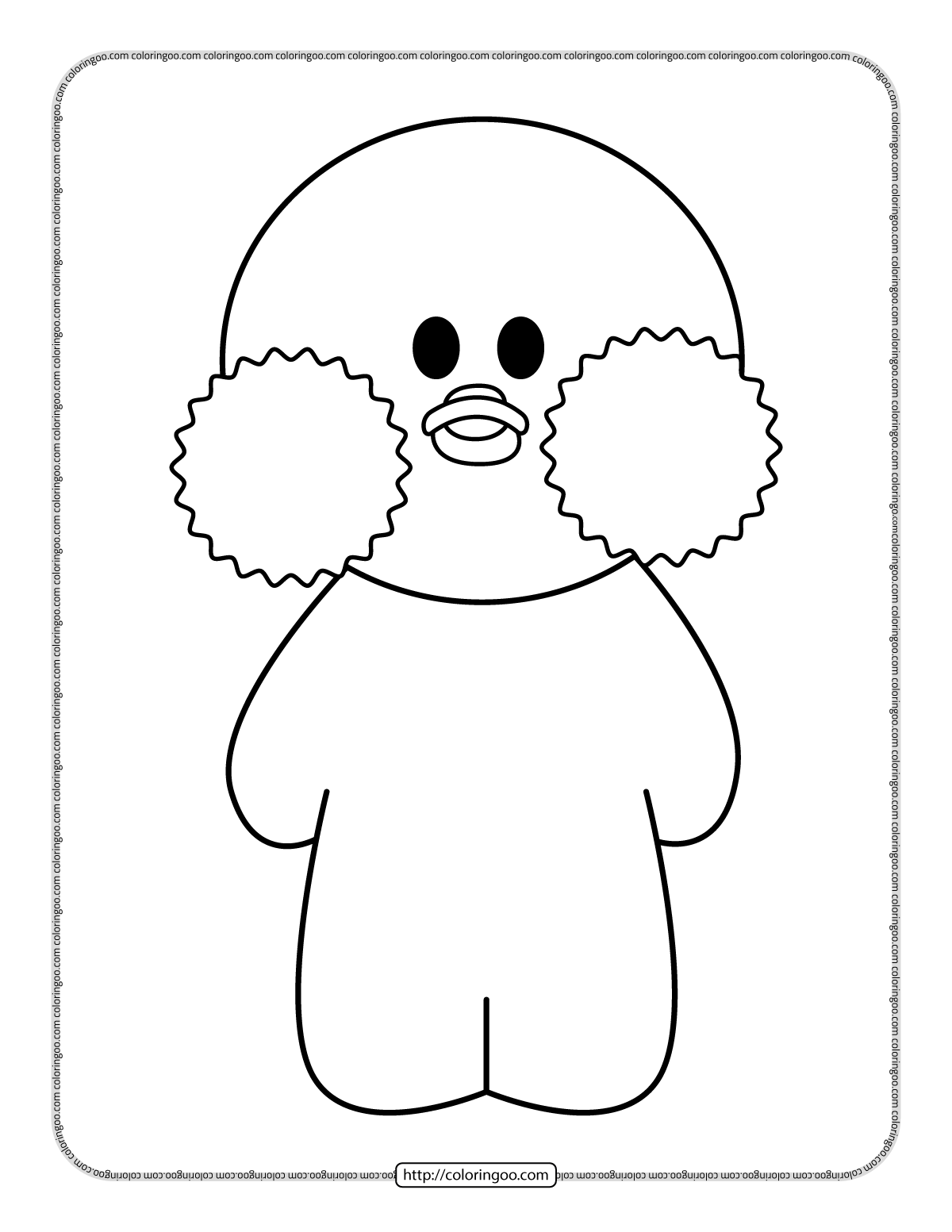 Paper duck pdf coloring pages for kids coloring pages for kids coloring pages paper puppets