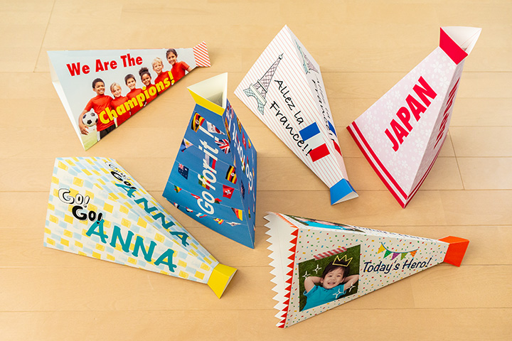 Triangular megaphone enjoy paper with print recipes gallery