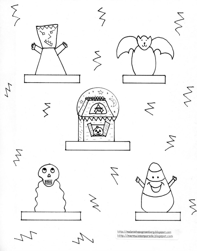 Printable halloween finger puppets to inspire pretend play