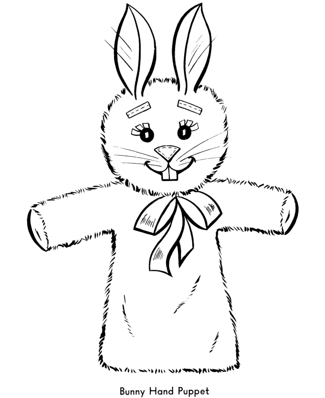 Puppet coloring pages