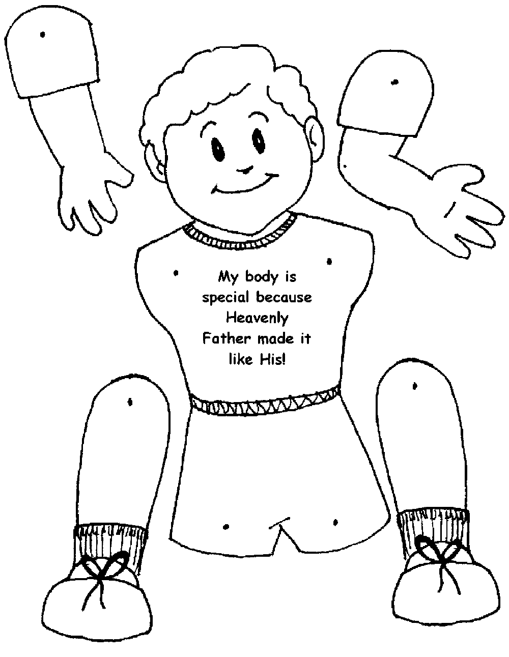 Puppet coloring pages