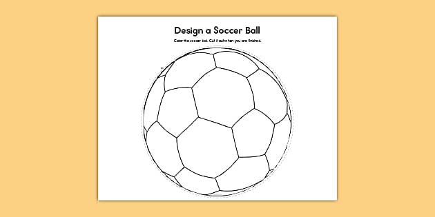 Soccer world cup ball colour activity