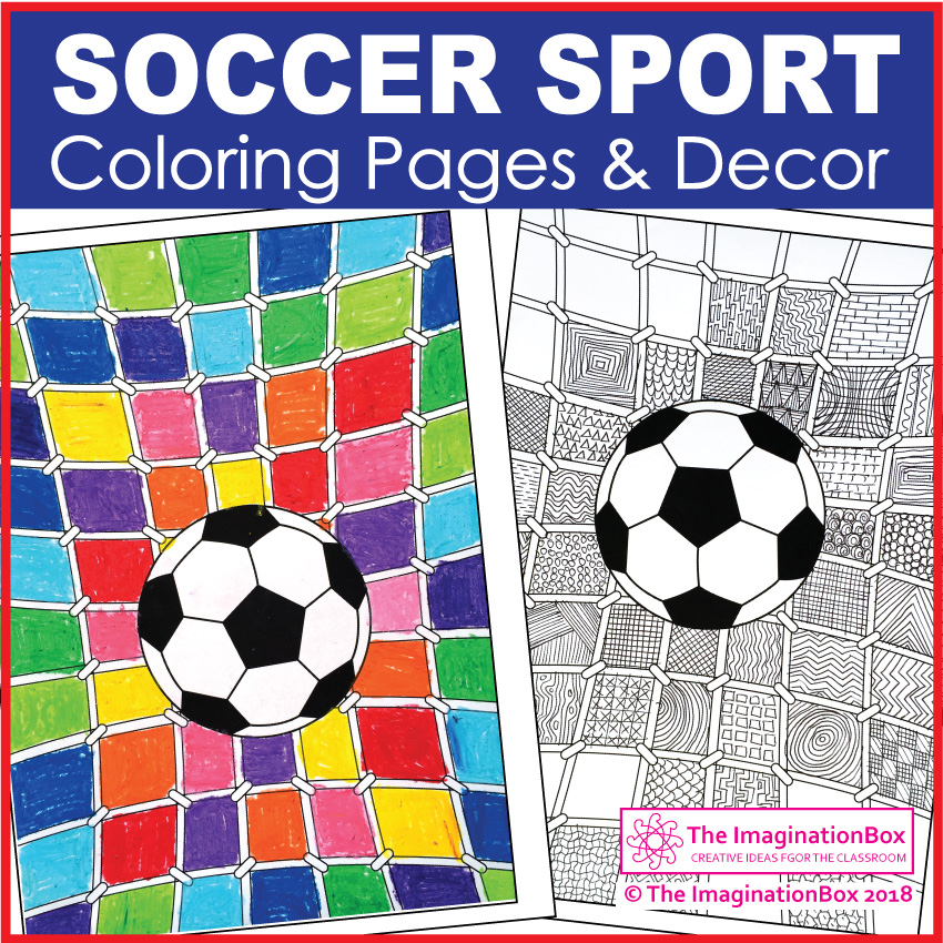 Soccer football coloring pages art activities and decor