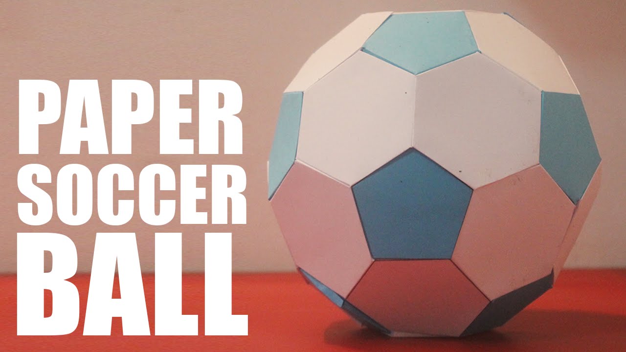 How to make a paper soccer ball