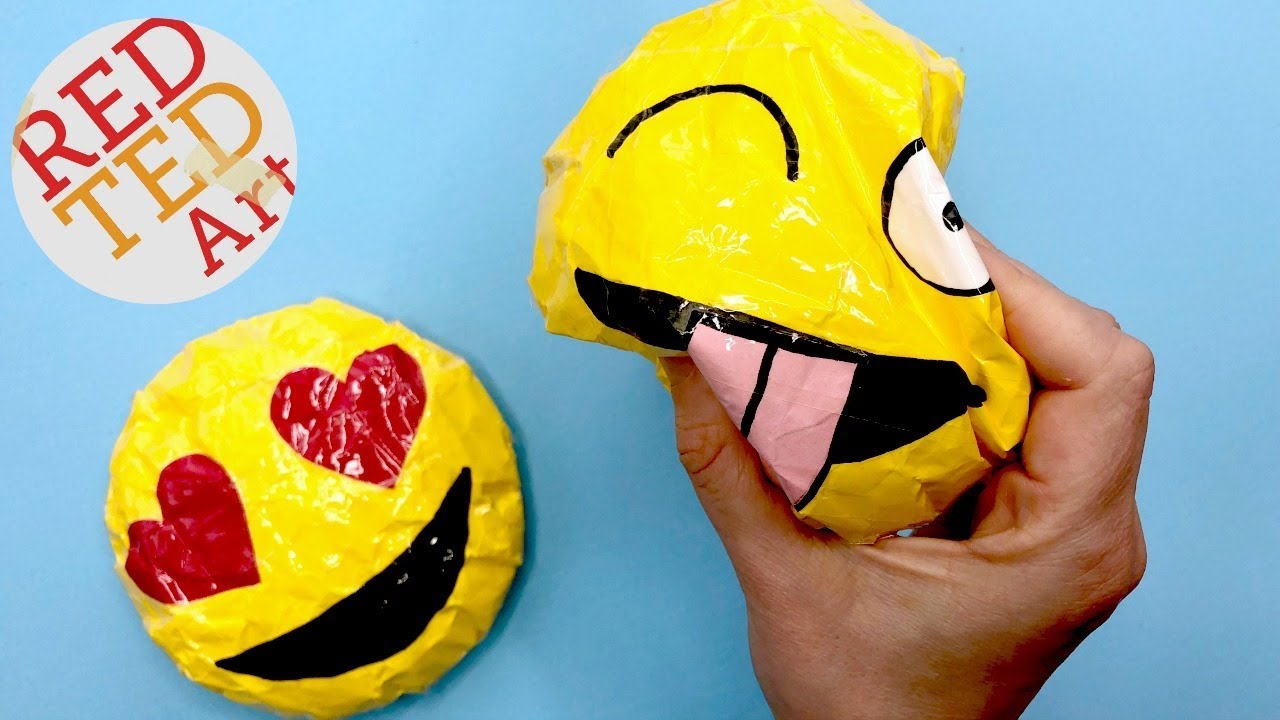 How to make an emoji paper squishy easy