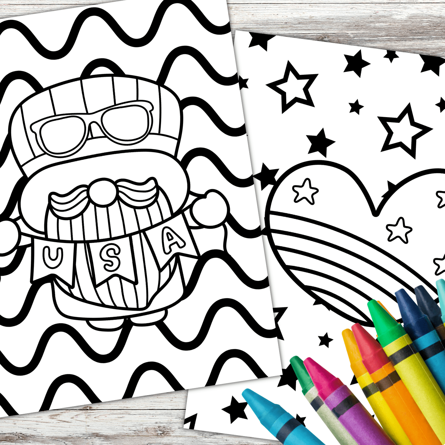 Free fourth of july coloring pages â in the bag kids crafts