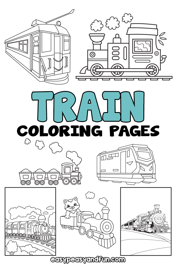 Printable train coloring pages â sheets to color