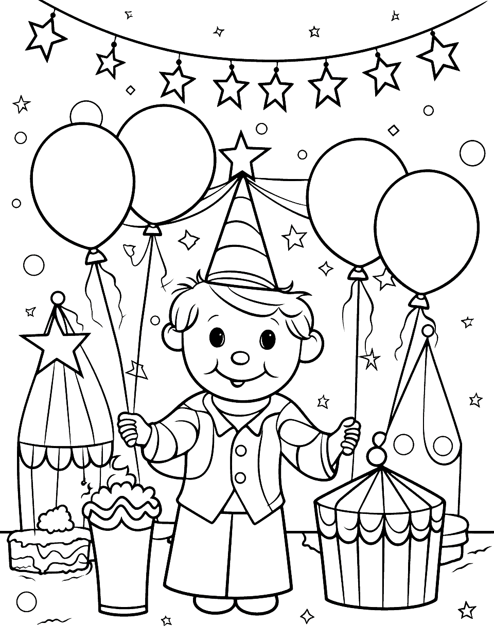 Happy birthday coloring pages free printables