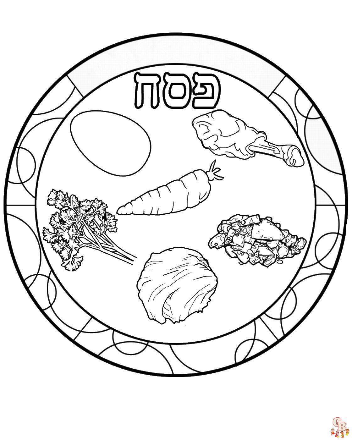 Free printable pesach coloring pages for kids