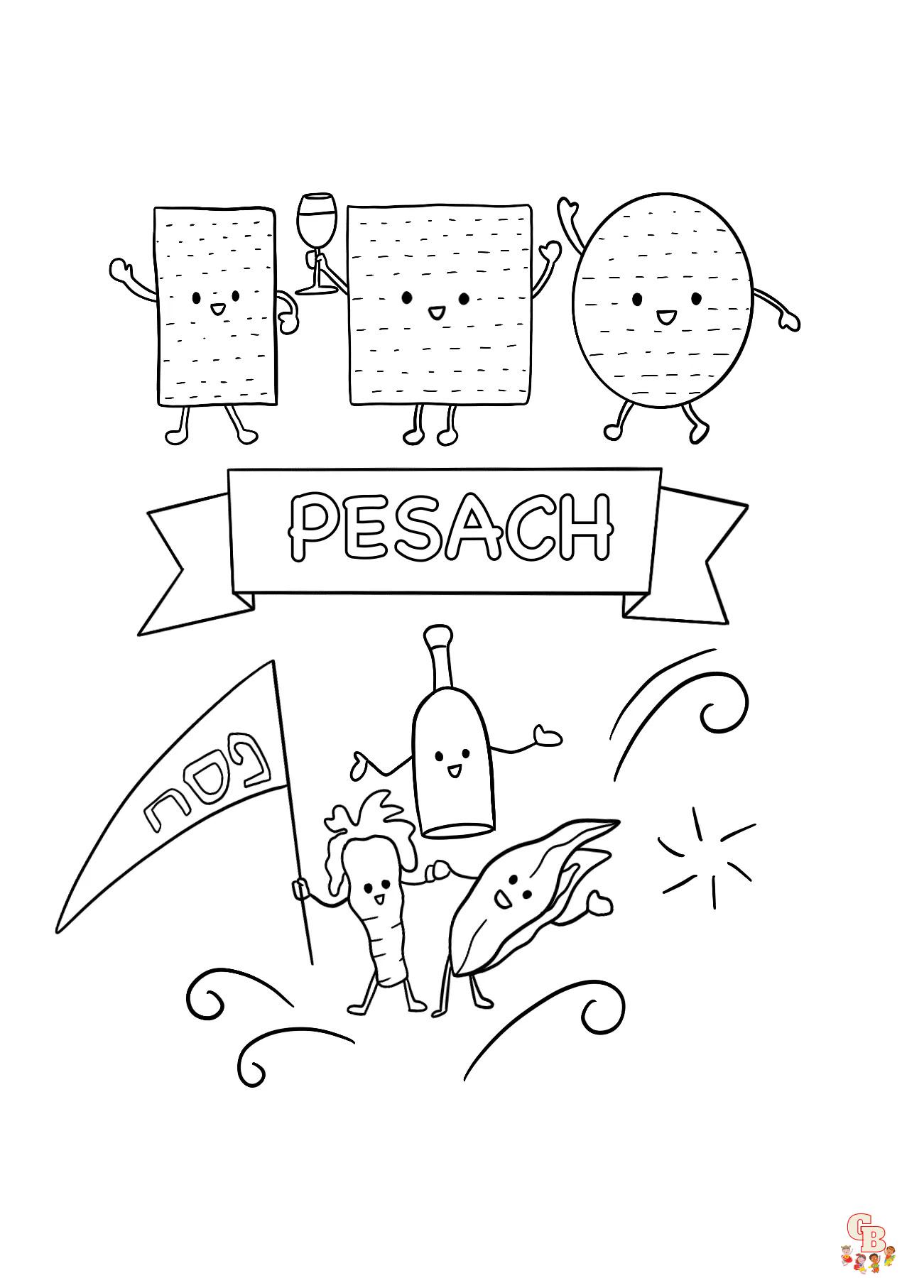 Free printable pesach coloring pages for kids