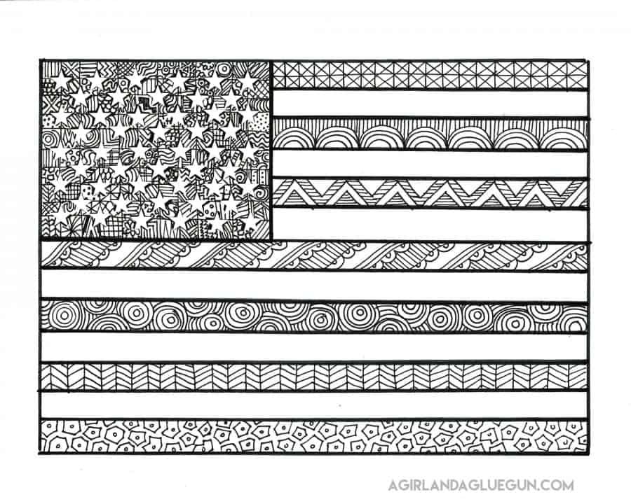 Free patriotic coloring pages