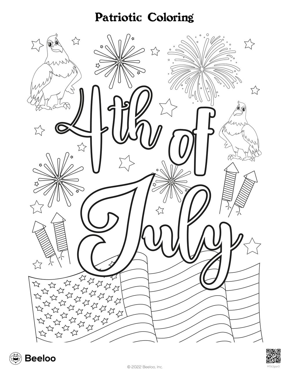 Patriotic coloring â printable crafts and activities for kids