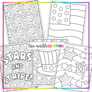 Th of july patriotic coloring pages printable pdf activity