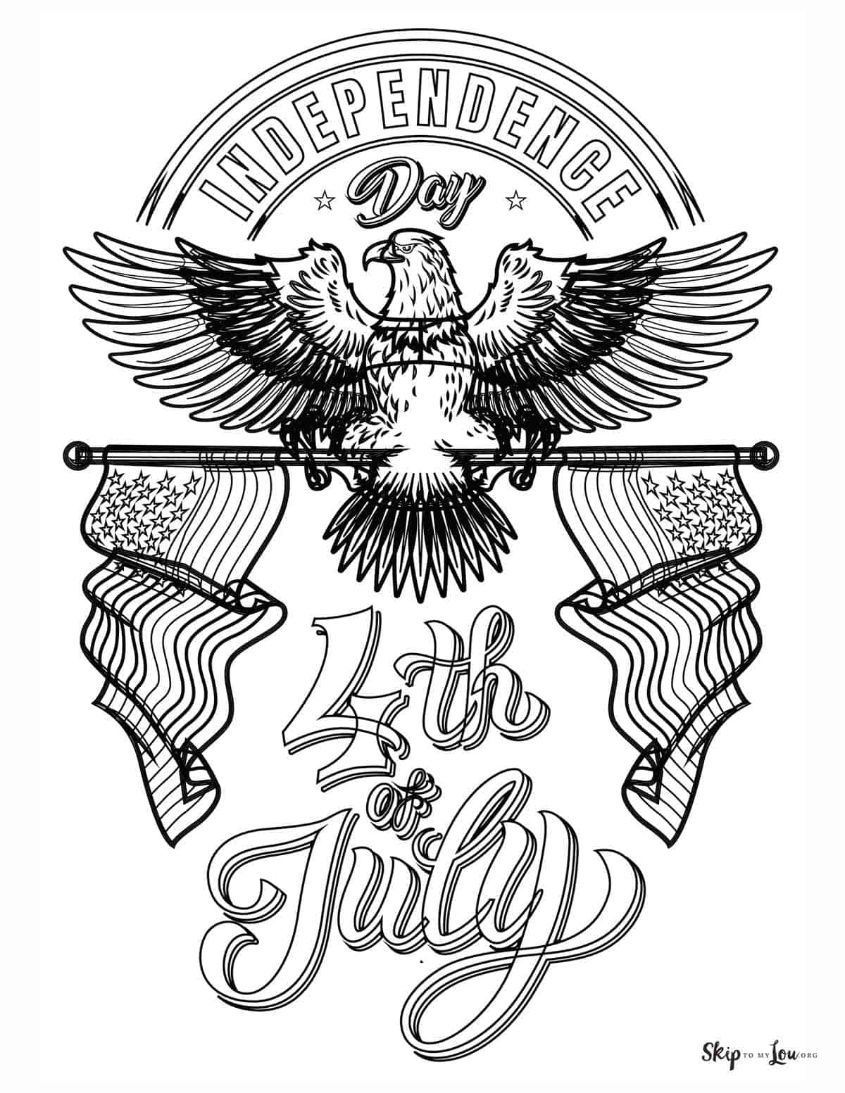 Free printable fourth of july coloring pages skip to my lou