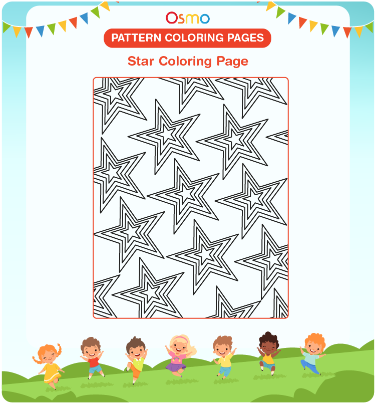 Pattern coloring pages download free printables for kids