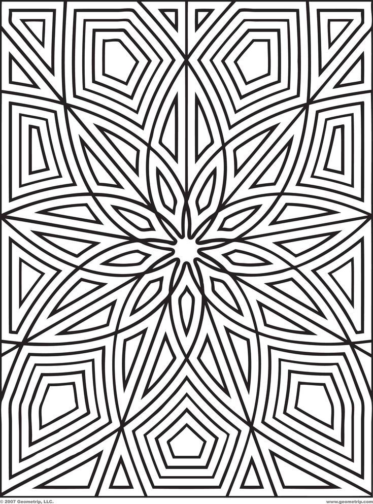 Luxury geometric pattern coloring pages for adults geometric geometric coloring pages shape coloring pages pattern coloring pages