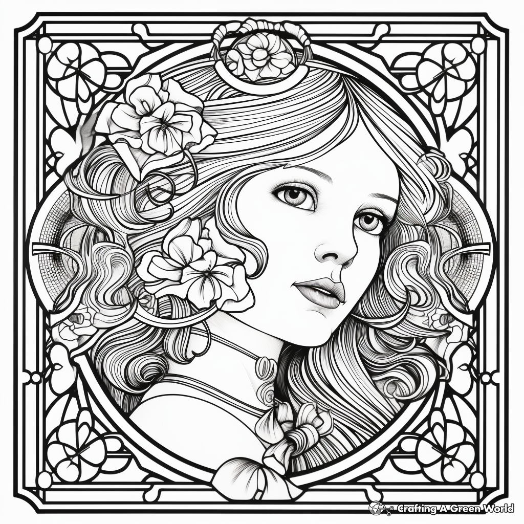 Advanced adult coloring pages