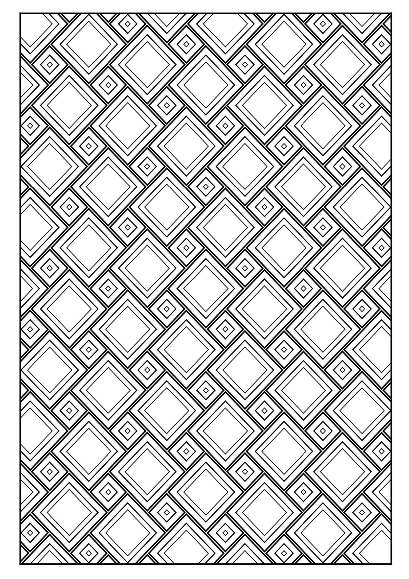 Set of printable coloring pages with geometric designs kids and adults coloring pages patterns relaxing activity stress relief vol instant download