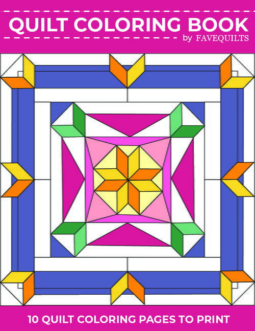 Quilt coloring book free printable quilt coloring pages