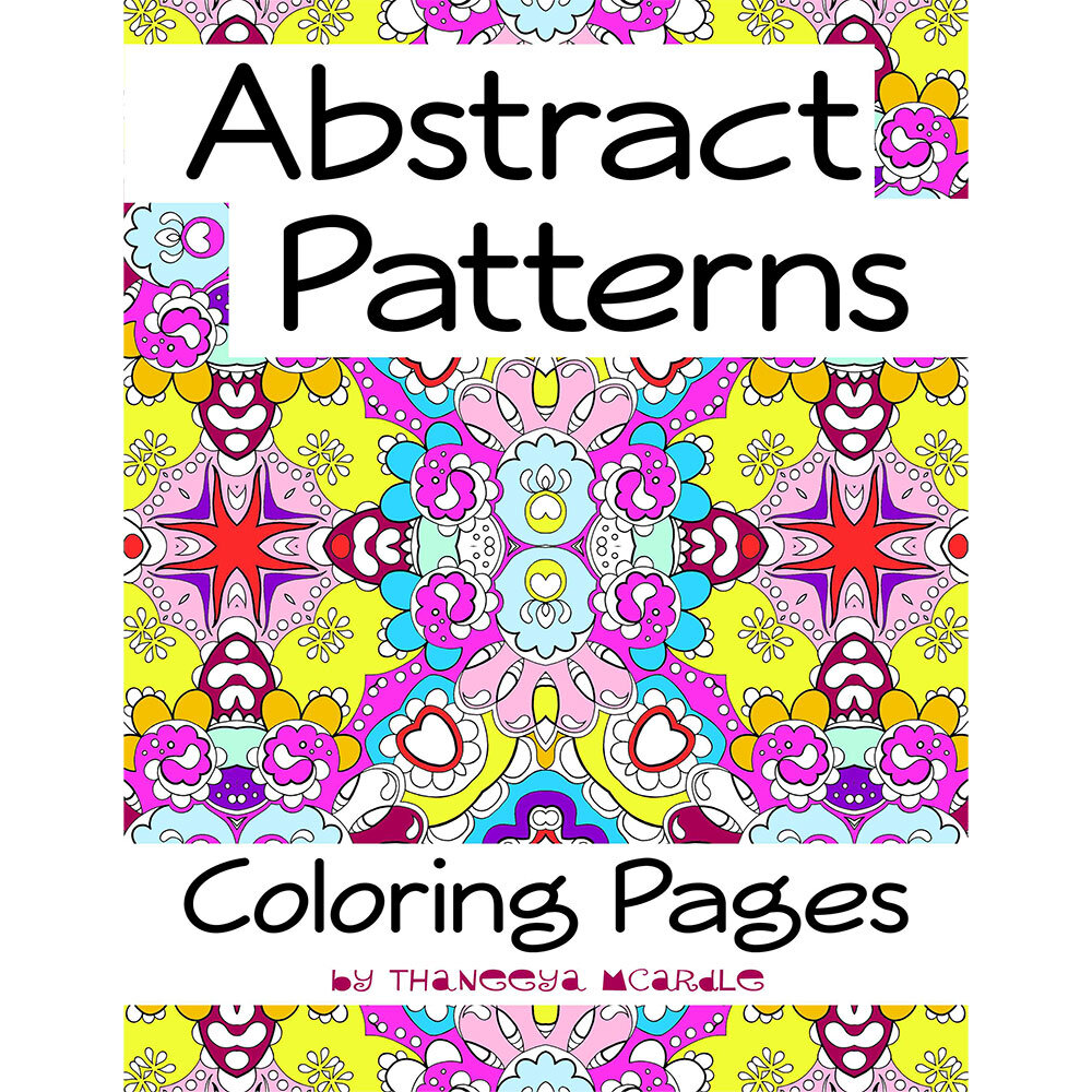 Abstract patterns coloring pages