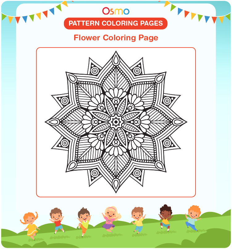 Pattern coloring pages download free printables for kids