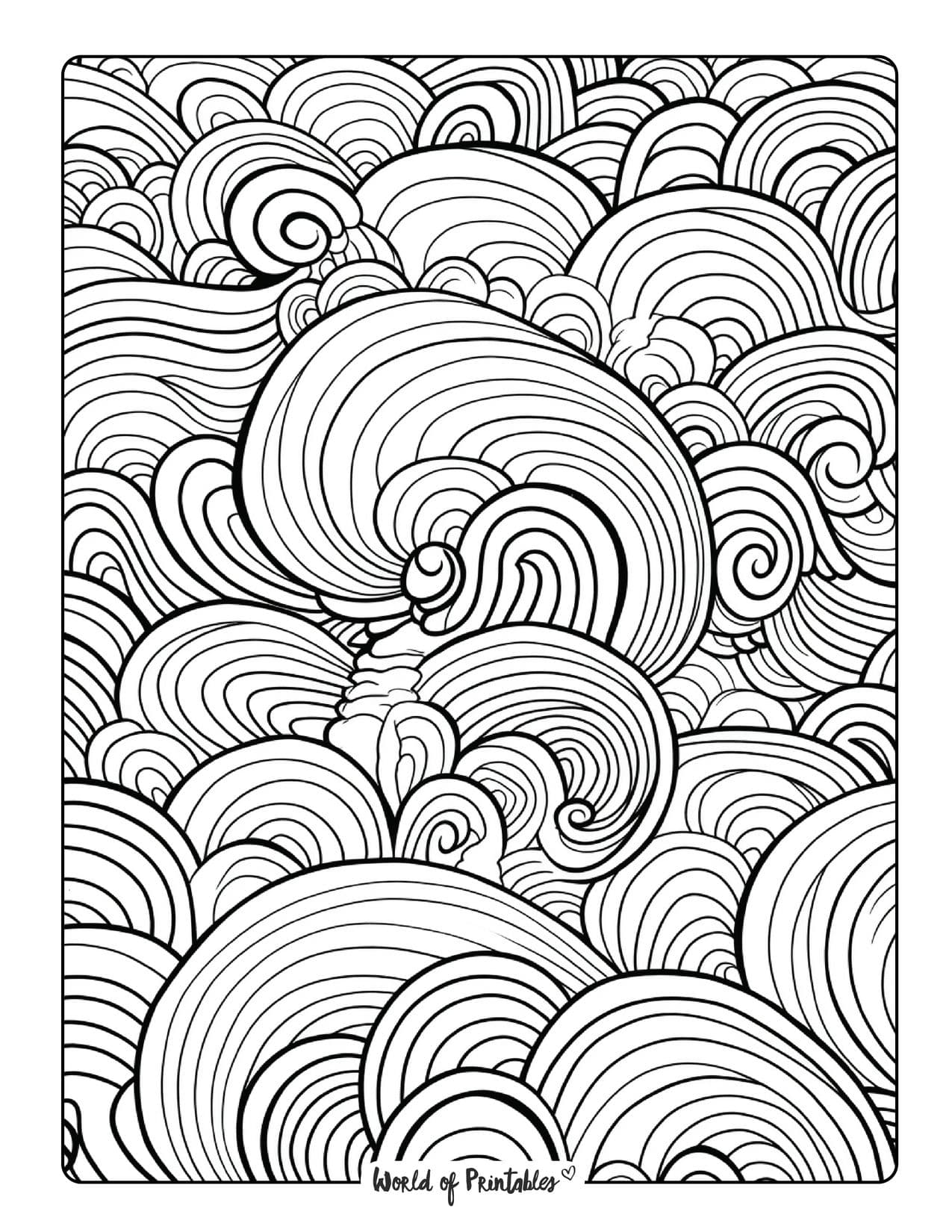 Pattern coloring pages