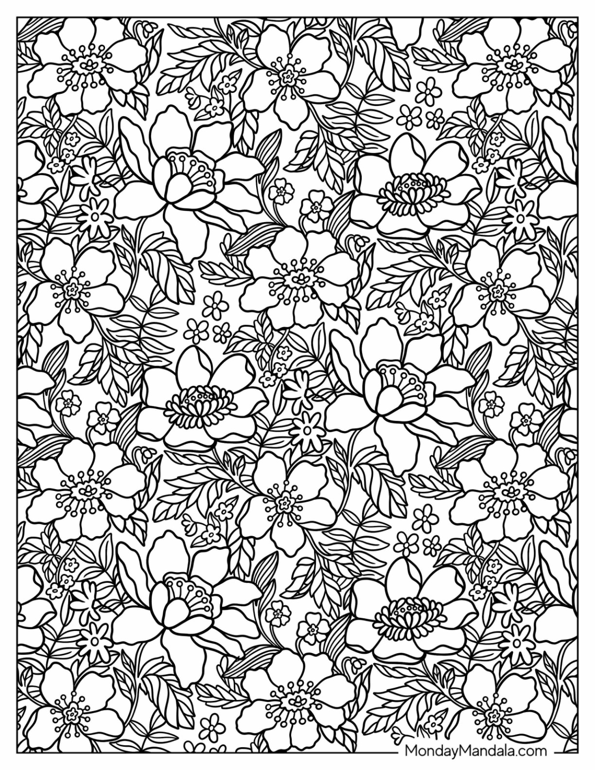 Pattern coloring pages free pdf printables