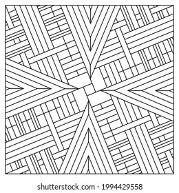 Fun coloring pages adultscoloring page abstract stock vector royalty free