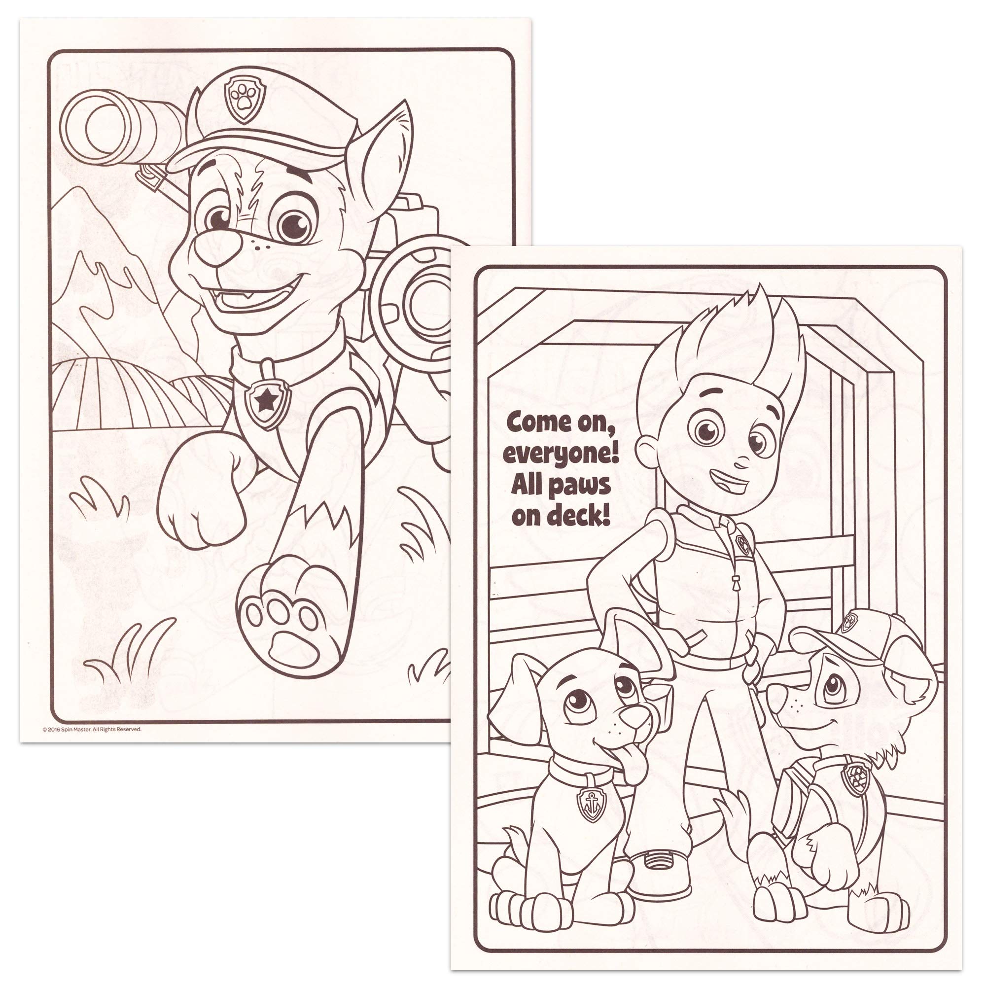 Paw patrol coloring and activity kit