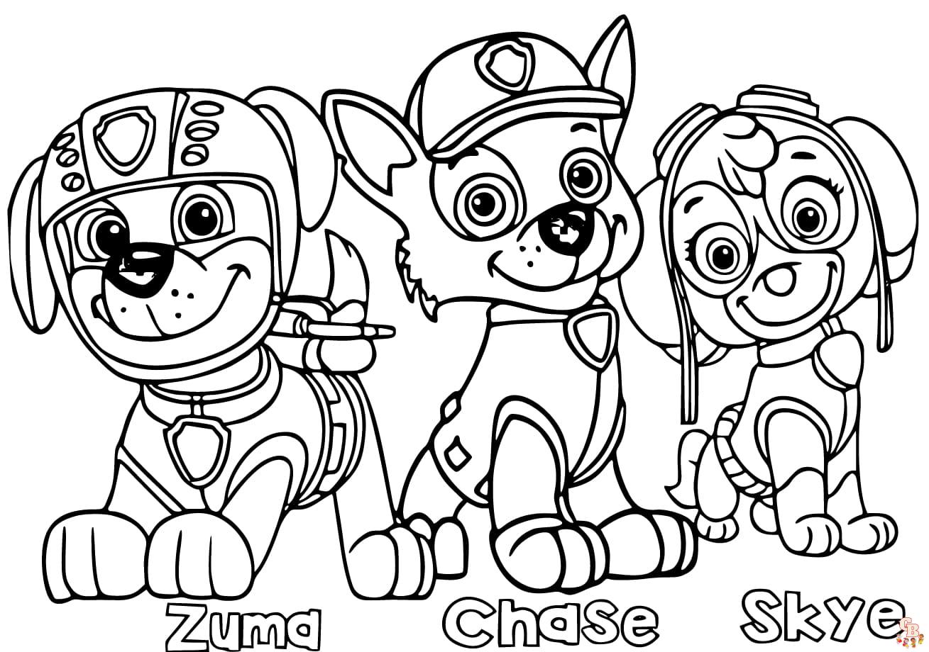 Discover the best free paw patrol coloring pages printable