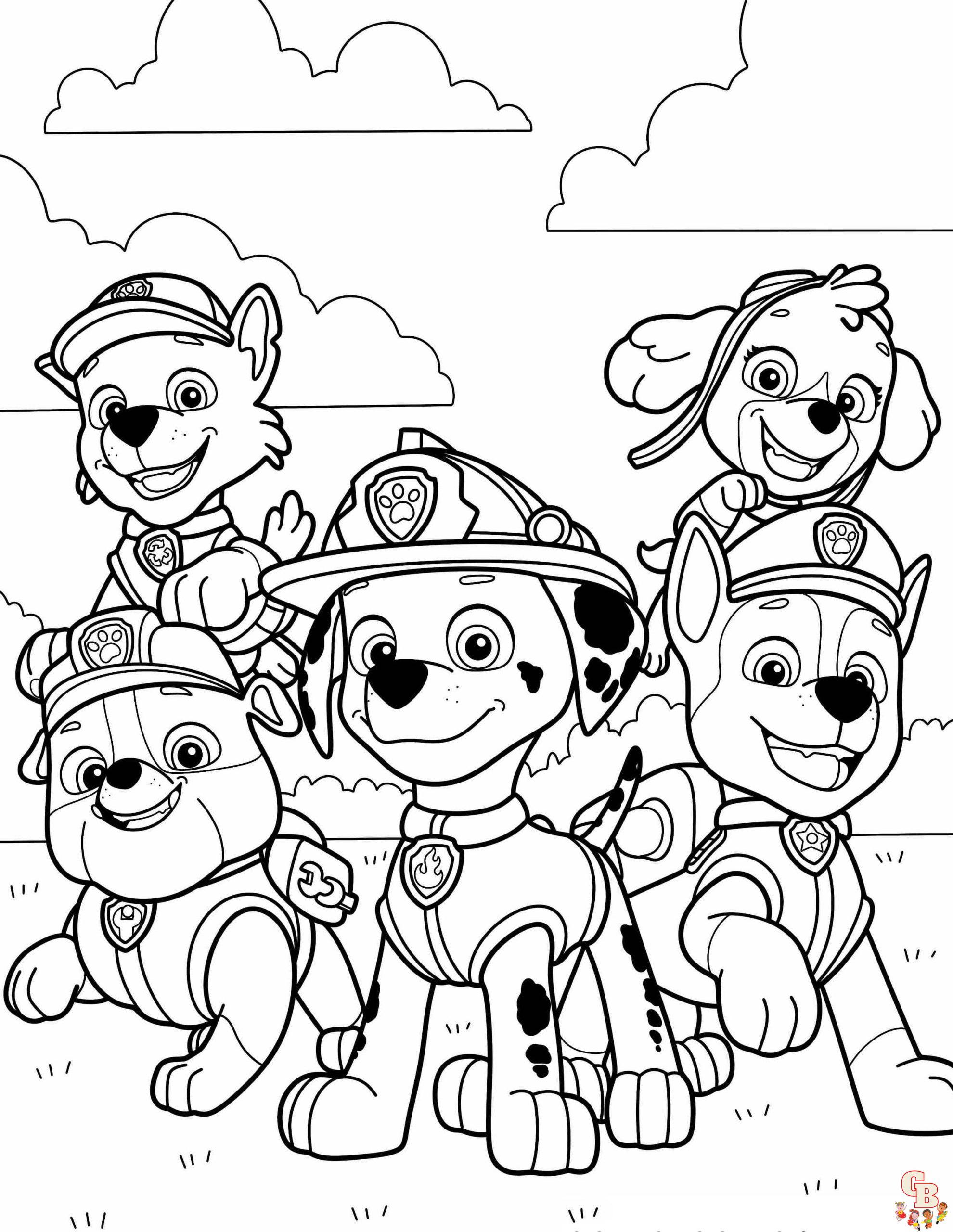 Discover the best free paw patrol coloring pages printable