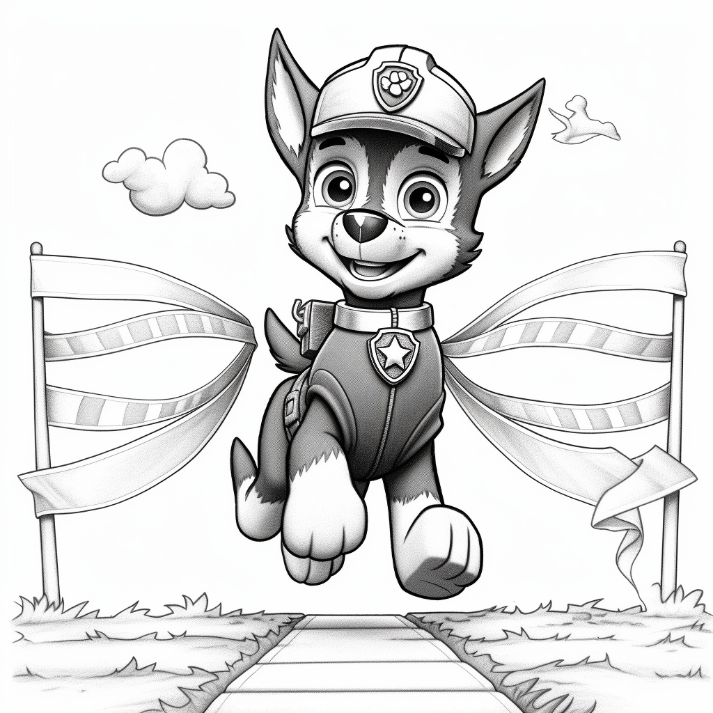 Free printable paw patrol coloring pages