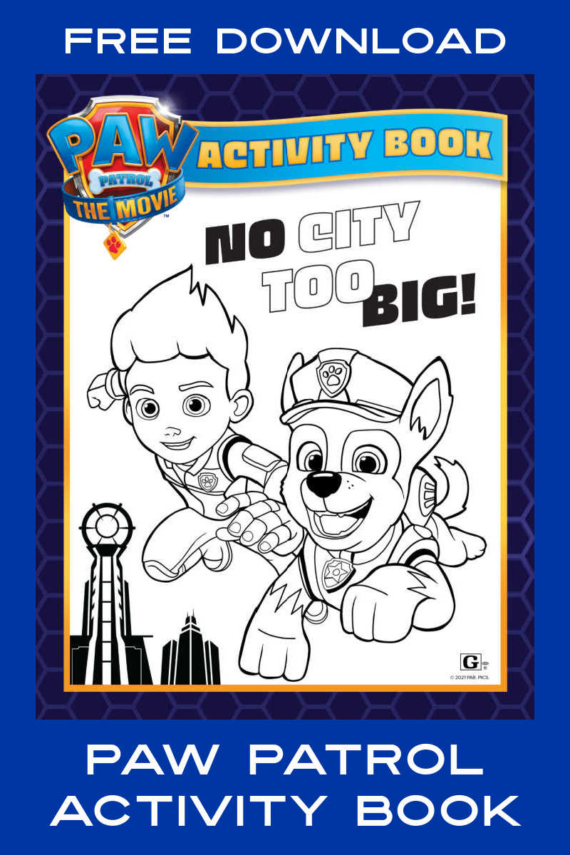 Free paw patrol printables for your kids