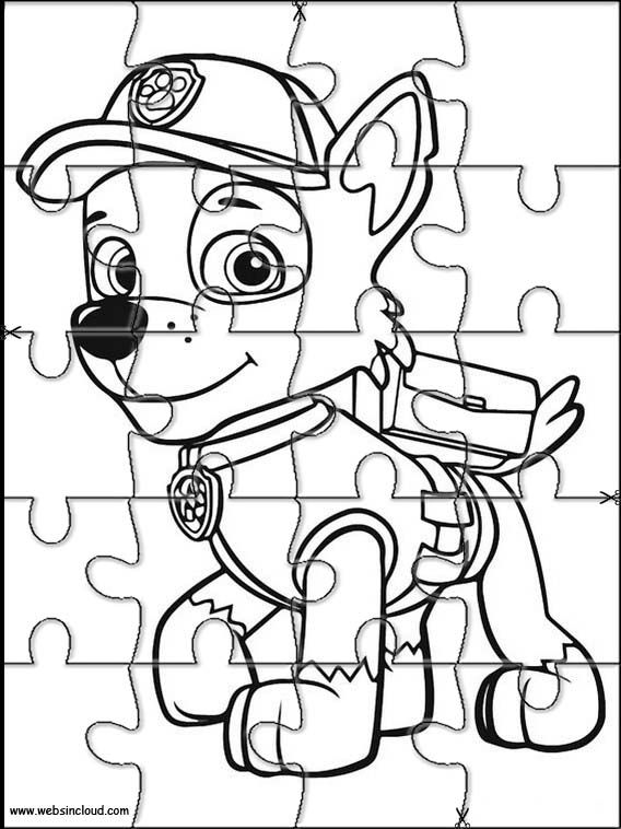 Printable jigsaw puzzles to cut out for kids paw patrol rompecabezas para imprimir rompecabezas para colorear rompecabezas infantiles