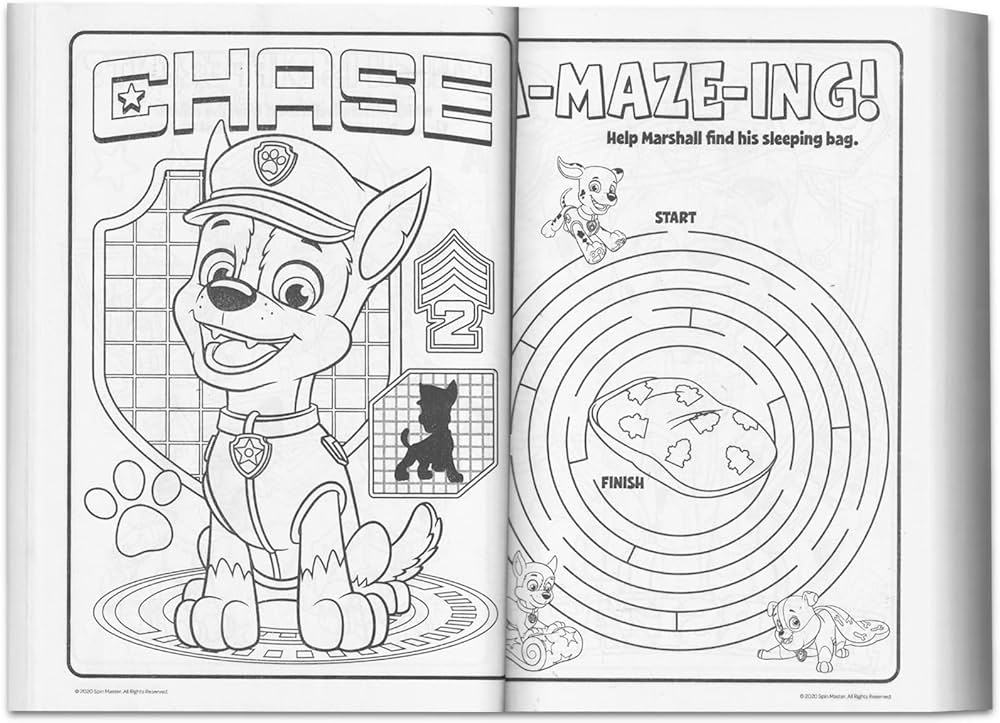 Nick shop paw patrol crayola jumbo coloring book for kids