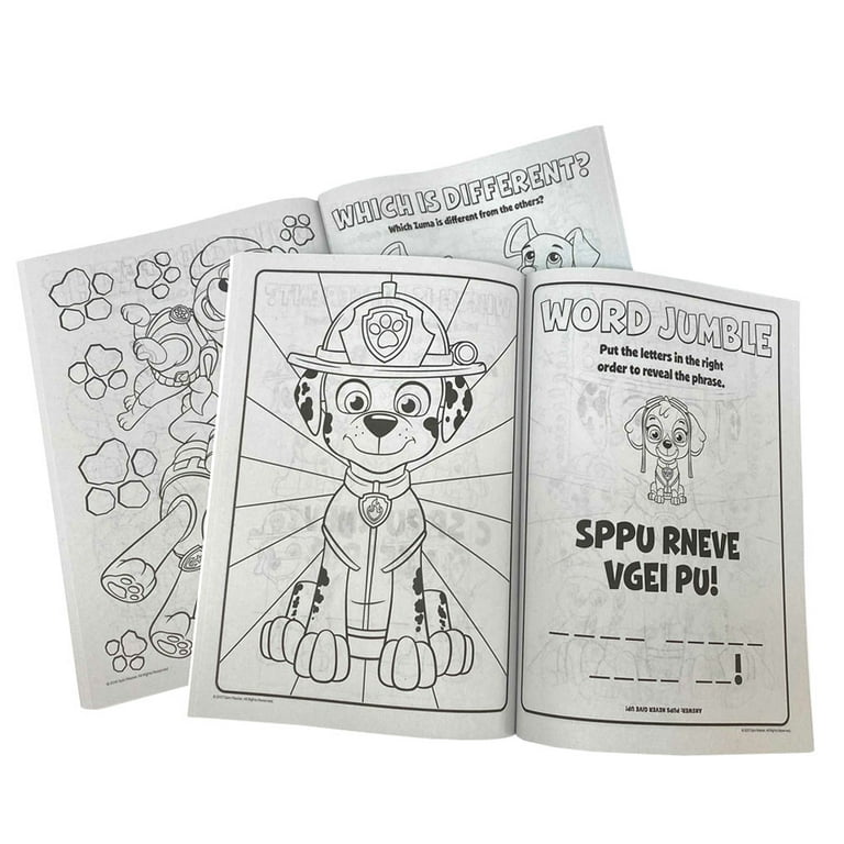 Pack paw patrol coloring books jumbo color activity great gift kids all ages