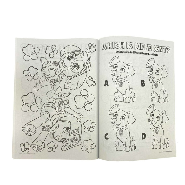 Pack paw patrol coloring books jumbo color activity great gift kids all ages