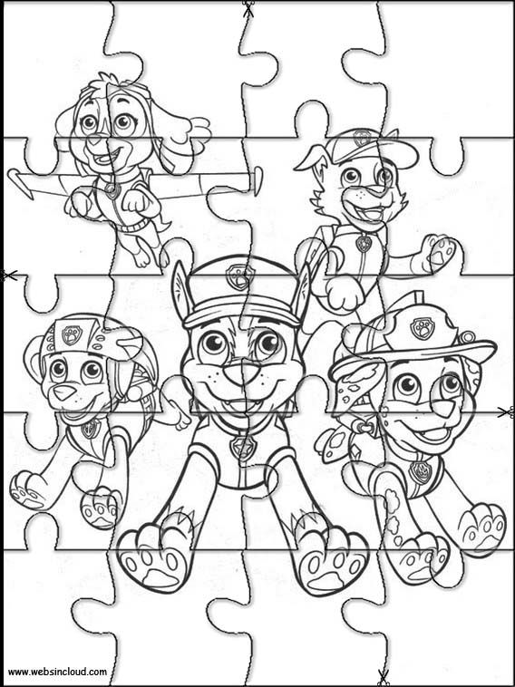 Aktivitãten fãr kinder puzzlespiele paw patrol patrulha canina para colorir patrulha pata aniversãrio paw patrol