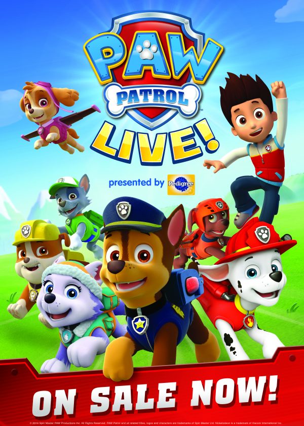 Paw patrol live and coloring page