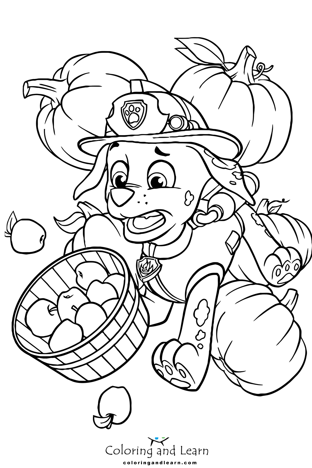 Paw patrol coloring pages