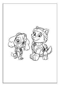 Enhance fine motor skills with printable paw patrol coloring pages for kids