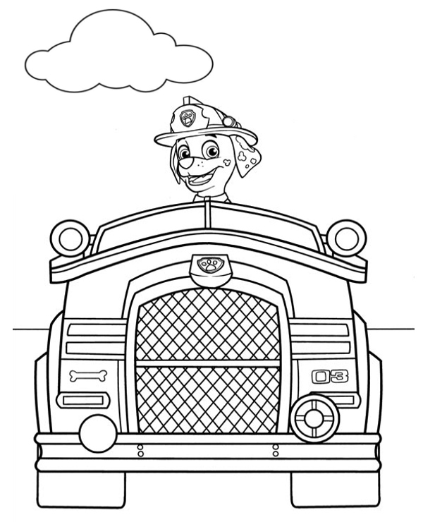 Marshall vehicle picture to color