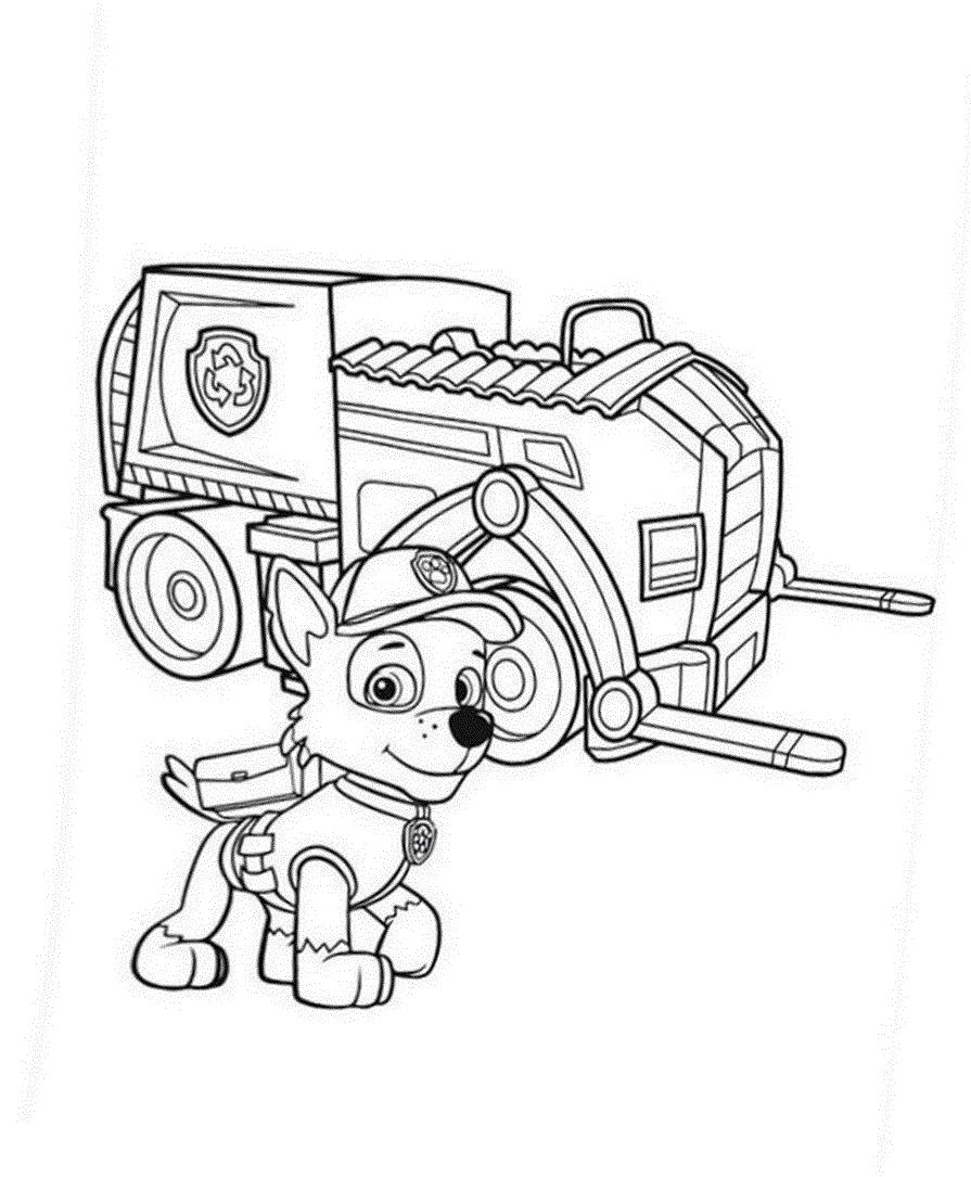 Get creative with marshall fire truck coloring pages for kids