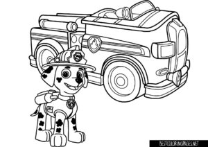 Paw patrol coloring pages