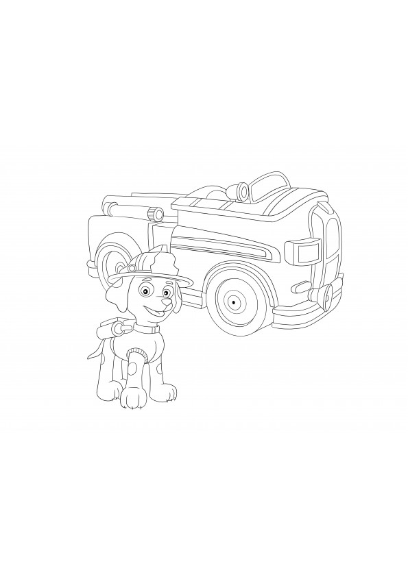 Paw patrol coloring pages