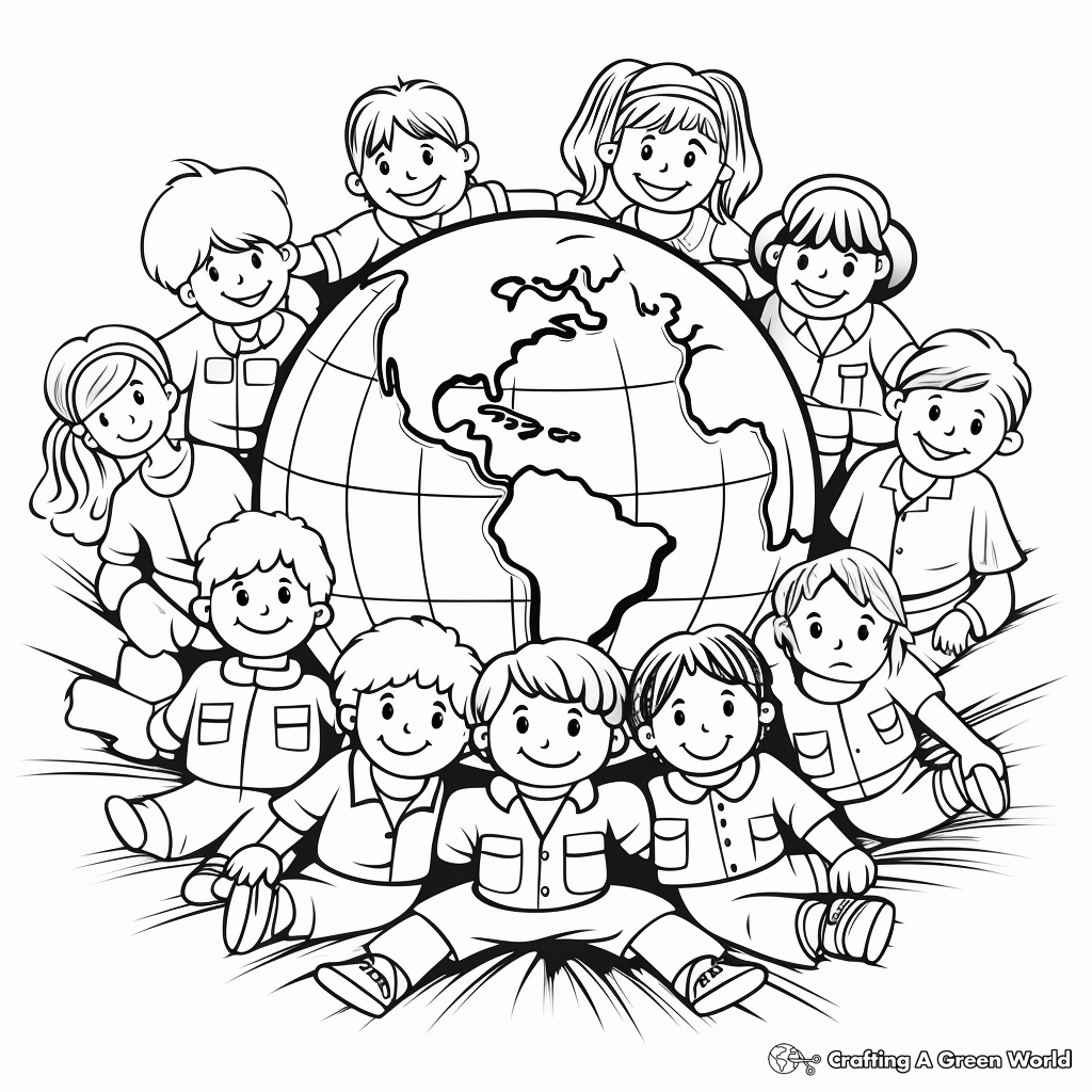 Peace coloring pages