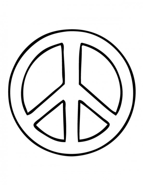 Peace coloring pages