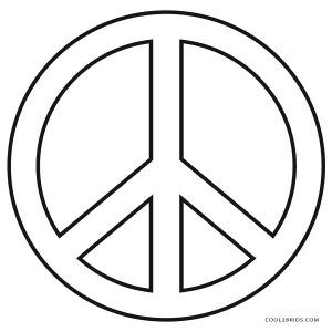 Free printable peace sign coloring pages coolbkids peace sign art peace sign images peace sign tattoos