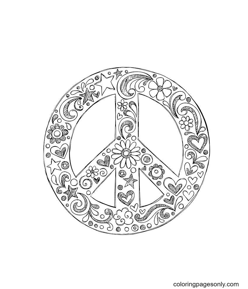 International day of peace coloring pages printable for free download